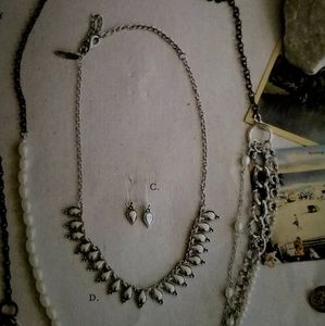 Plunder Design Jaylin necklace & Raegan earrings